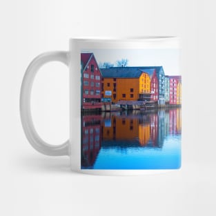 Trondheim waterfront, Norway Mug